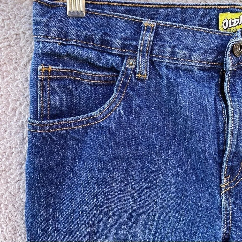 Old Navy Kids Straight Droit Darkstone Adjustable Jeans Sz 16